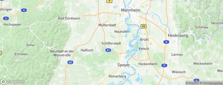 Schifferstadt, Germany Map