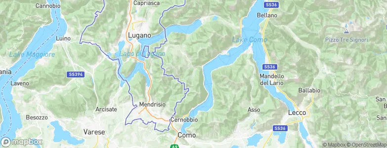 Schignano, Italy Map