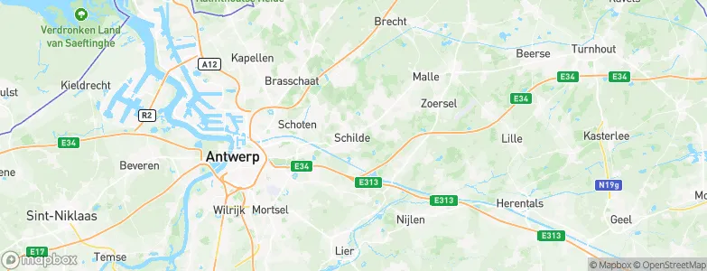 Schilde, Belgium Map
