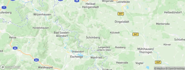Schimberg, Germany Map