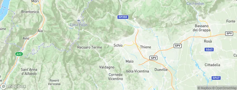 Schio, Italy Map
