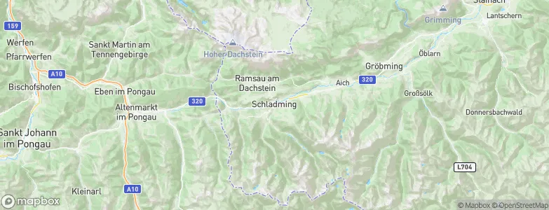 Schladming, Austria Map