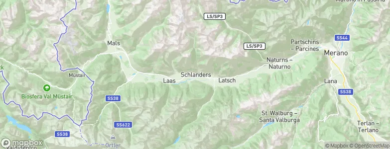Schlanders, Italy Map