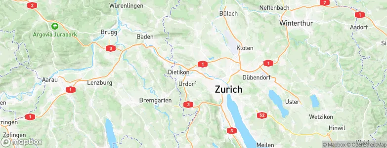 Schlieren / Engstingerquartier, Switzerland Map