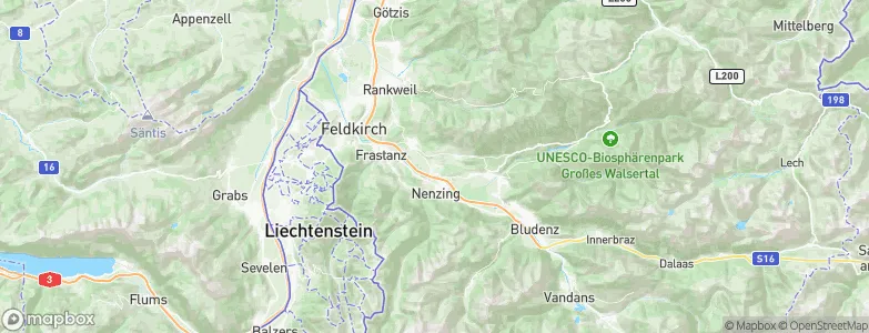Schlins, Austria Map