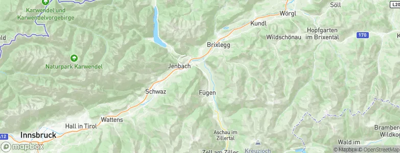 Schlitters, Austria Map