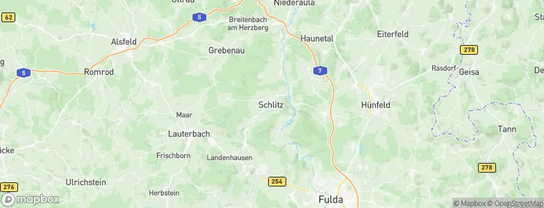 Schlitz, Germany Map