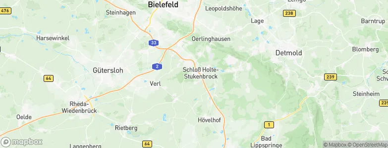 Schloss Holte, Germany Map