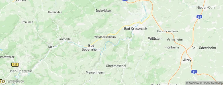 Schloßböckelheim, Germany Map