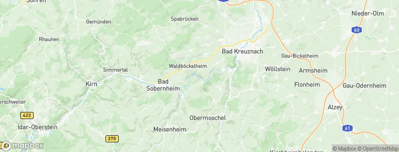 Schloßböckelheim, Germany Map