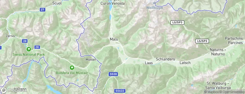 Schluderns, Italy Map