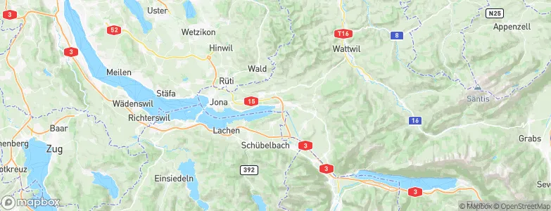 Schmerikon, Switzerland Map
