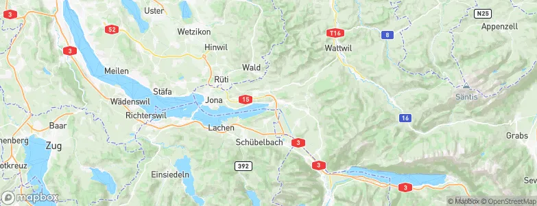 Schmerikon, Switzerland Map