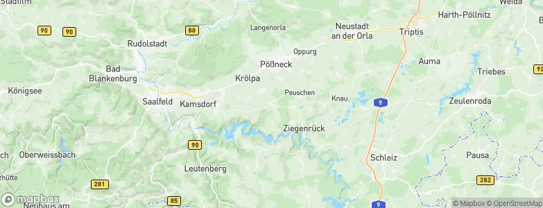 Schmorda, Germany Map