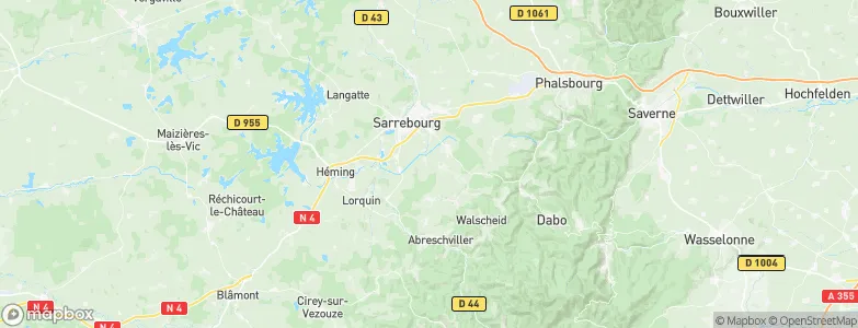 Schneckenbusch, France Map