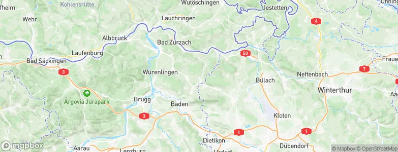 Schneisingen, Switzerland Map