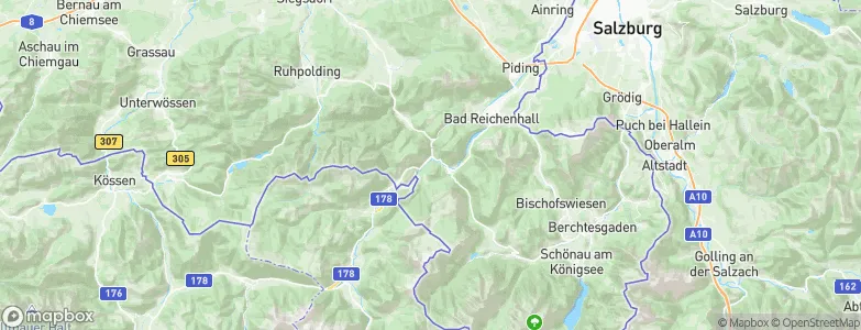 Schneizlreuth, Germany Map