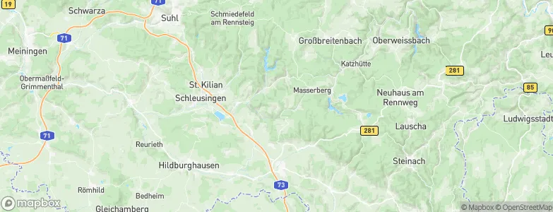 Schnett, Germany Map