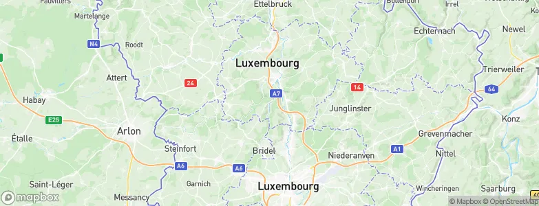 Schoenfels, Luxembourg Map