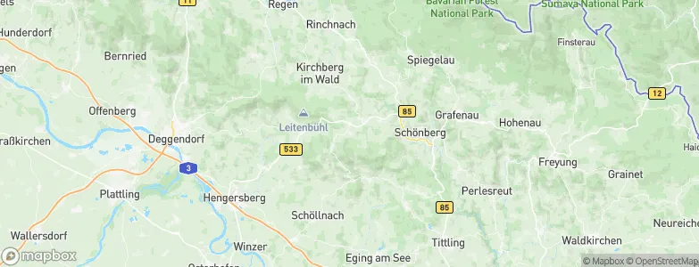 Schöfweg, Germany Map