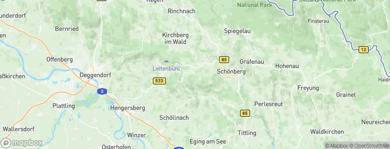 Schöfweg, Germany Map
