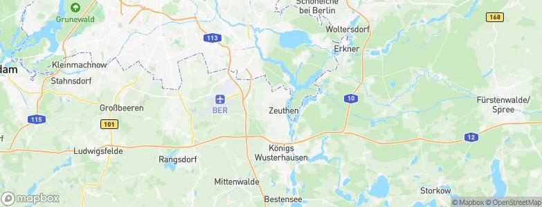 Schönefeld, Germany Map