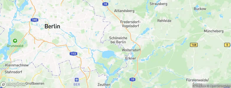 Schöneiche, Germany Map