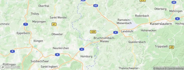 Schönenberg-Kübelberg, Germany Map