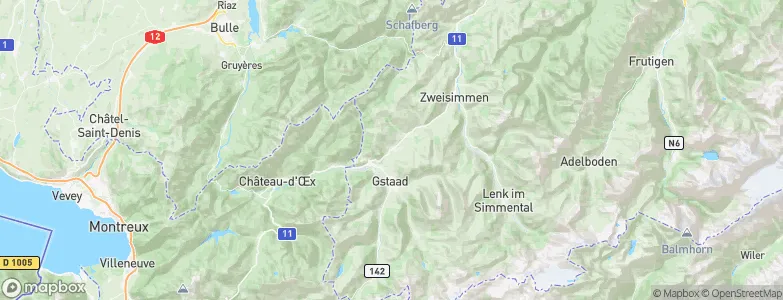Schönried, Switzerland Map