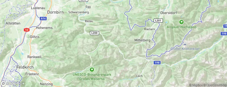 Schoppernau, Austria Map