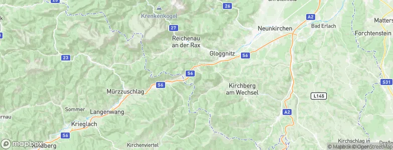 Schottwien, Austria Map
