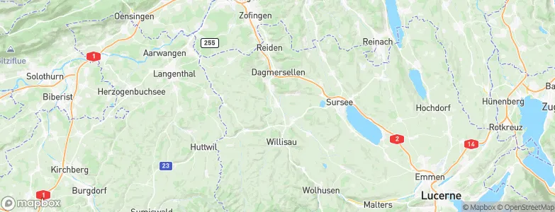 Schötz, Switzerland Map