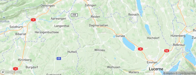 Schötz, Switzerland Map