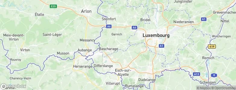 Schouweiler, Luxembourg Map