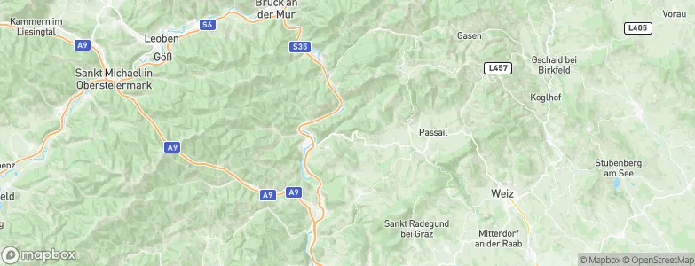 Schrems bei Frohnleiten, Austria Map