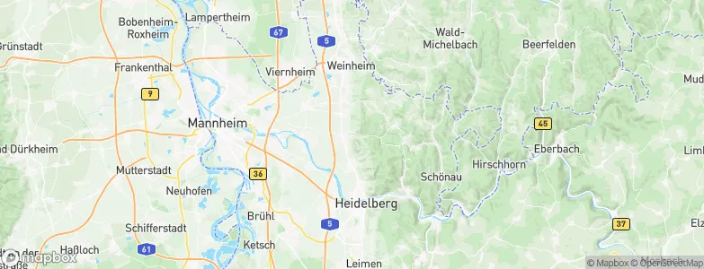 Schriesheim, Germany Map