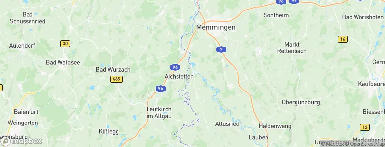 Schrofen, Germany Map