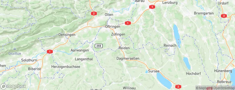 Schürberg, Switzerland Map