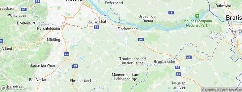 Schwadorf, Austria Map
