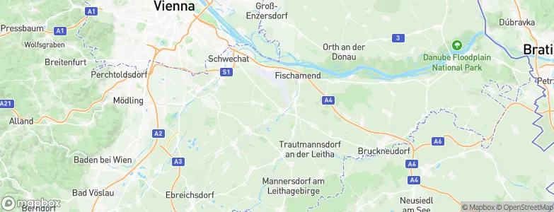 Schwadorf, Austria Map