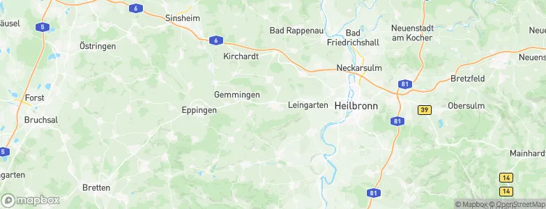 Schwaigern, Germany Map