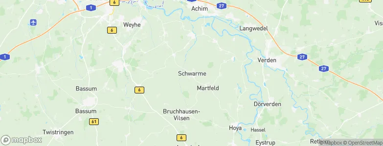 Schwarme, Germany Map