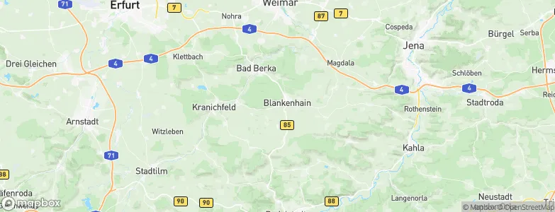 Schwarza, Germany Map