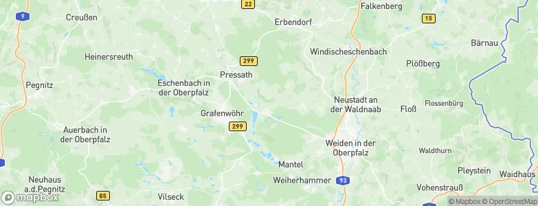 Schwarzenbach, Germany Map