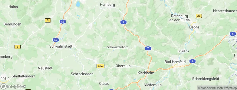 Schwarzenborn, Germany Map