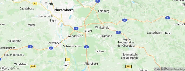 Schwarzenbruck, Germany Map