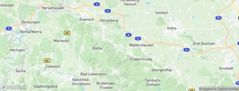 Schwarzhausen, Germany Map