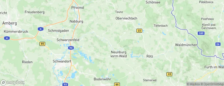 Schwarzhofen, Germany Map
