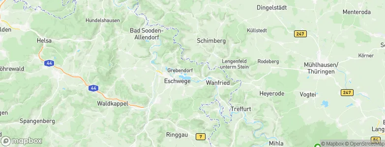 Schwebda, Germany Map