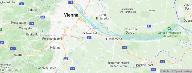 Schwechat, Austria Map